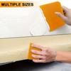 6Pcs Plastic Body Filler Spreader Kit, reusable tool set for automotive body repair, ideal for applying fillers, putties, glazes