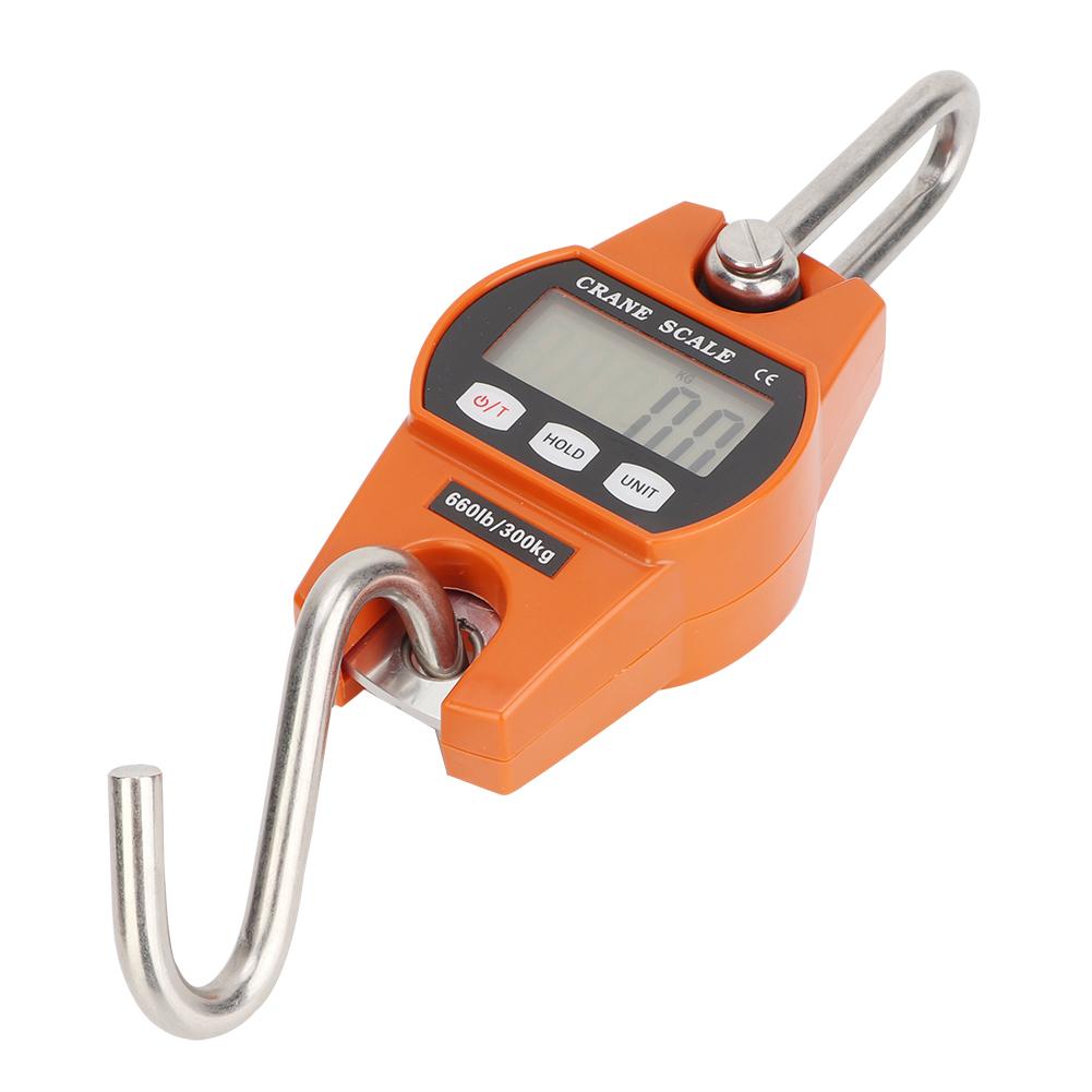 Digital Crane Scale 300kg/600lbs Heavy Duty Hanging Scale for Home Farm Factory Hunting