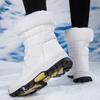 Non-slip Snow Boots Women Plush High-top Boots Warm Cotton Shoes Winter Outdoor Sneakers for Hiking Walking