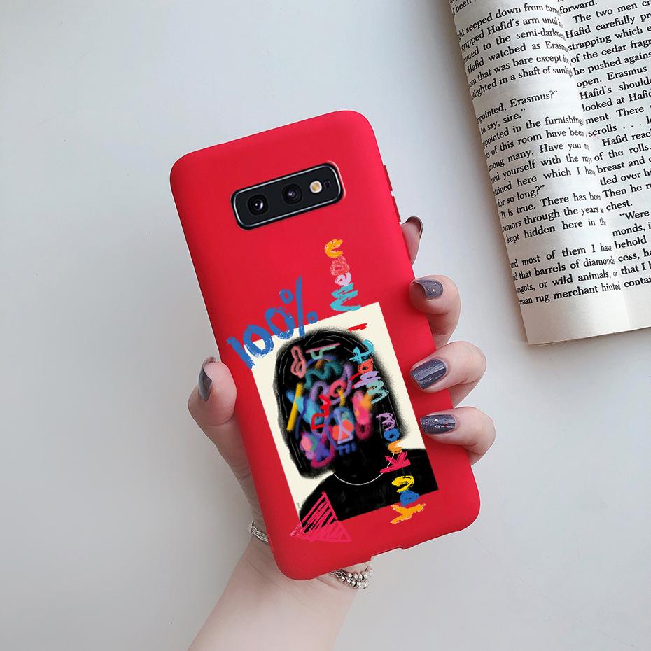

Чехол Для Samsung Galaxy S10e Samsung S10e S10 e S 10e 10 e Чехол Роскошный Защитный Милый Силиконовый Мягкий ТПУ Чехлы для Телефона Обложка Capas Galaxy S10E арбуз красный