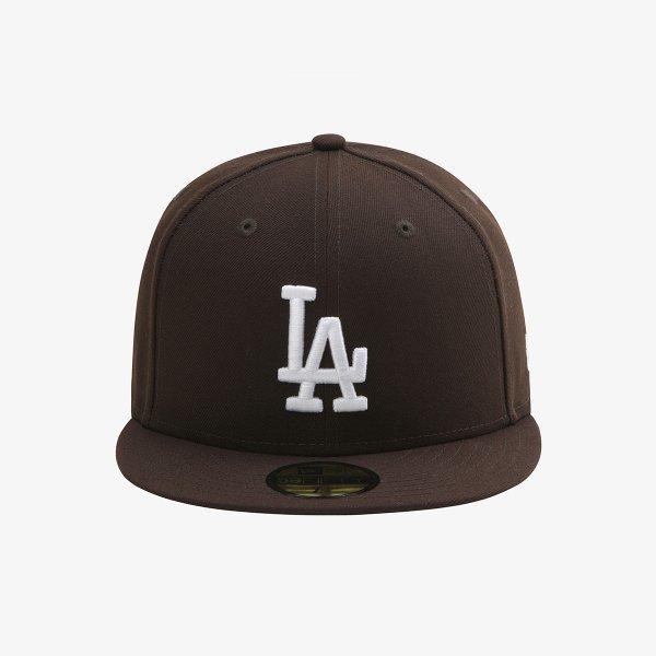 New Era Mlb La Dodgers Fitted Cap Burnt Wood 15131704