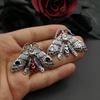 2pcs Big Moth Charm,Wiccan Jewelry Statement Pendant,Small Luna Moth Charms Pendant For Jewelry Making DIY Jewelry Findings