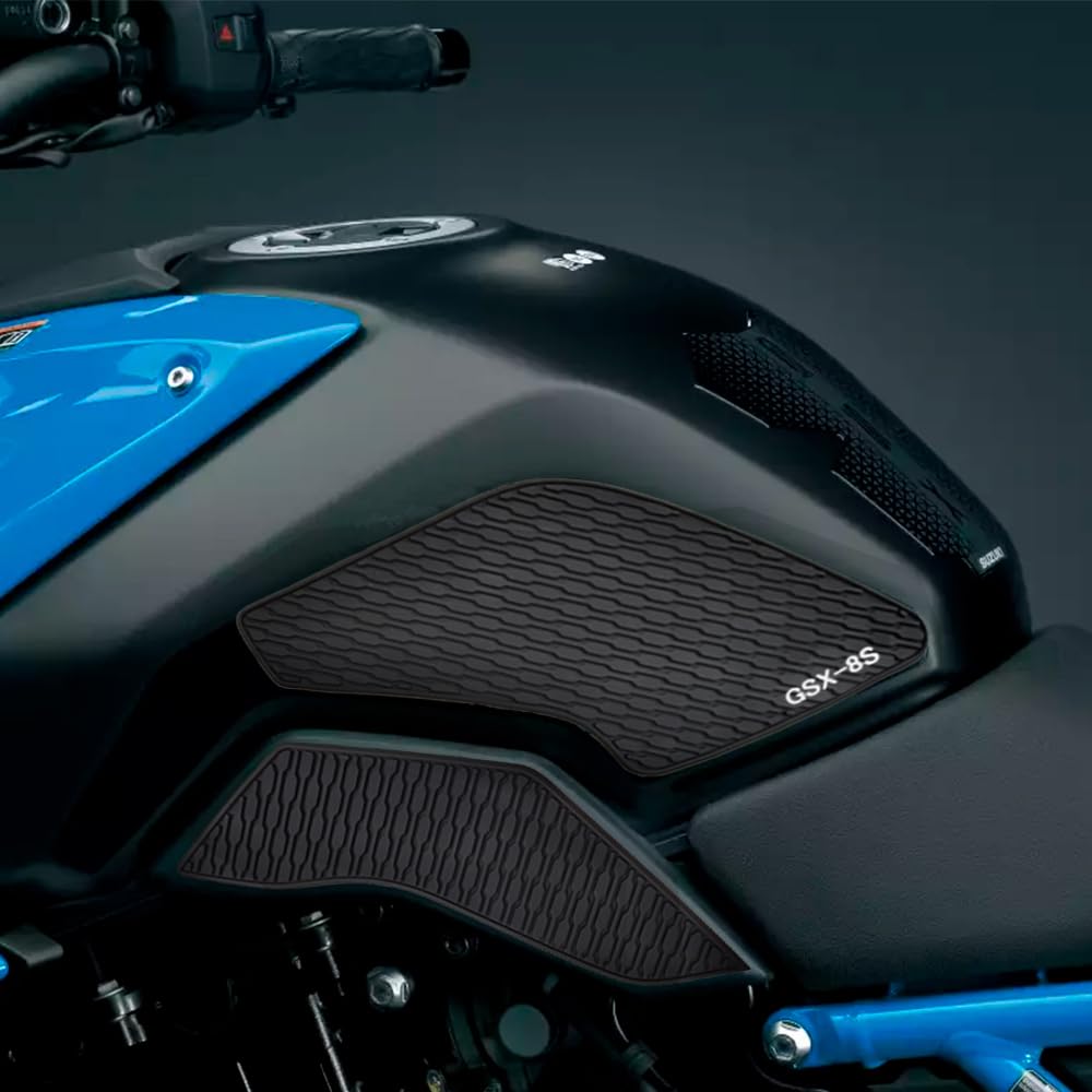 XIAMAOZPR Motorcycle Fuel Tank Stickers for GSX 8S 2025, Side Fuel Tank Pad Protector, Knee Grip Traction Pads (2023 2024 2025)
