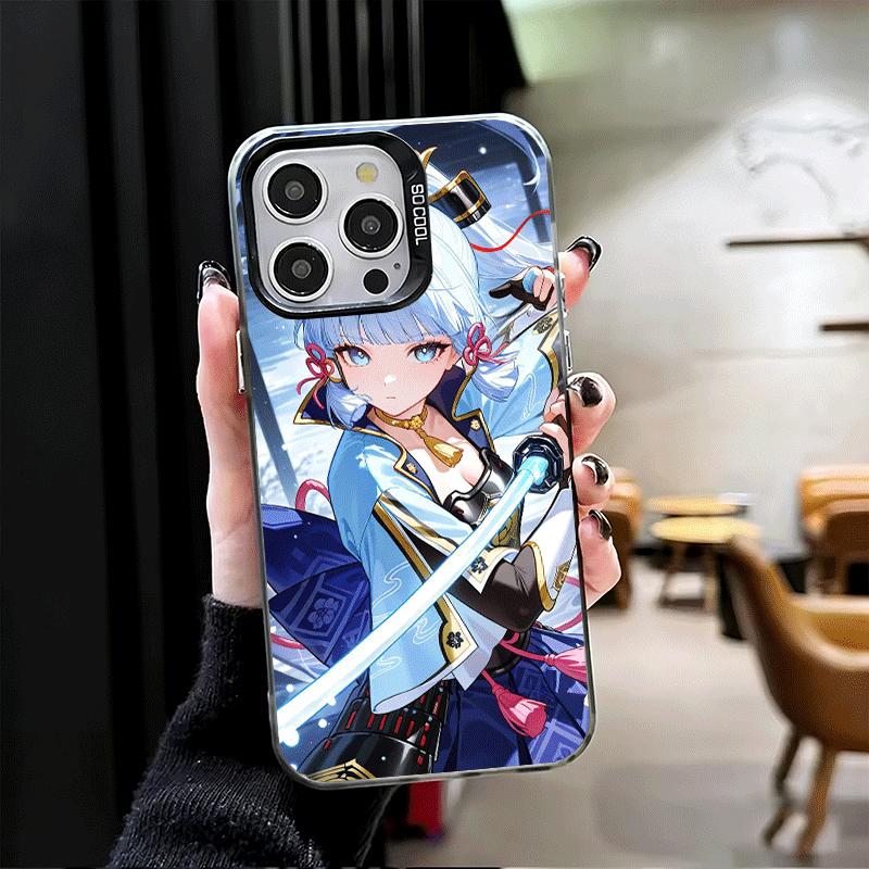 Genshin Impact Kamisato Ayaka Soft Phone Case for iPhone 15 16 17 Pro Max 17Air 16E 14 Plus 13 12 Mini Shockproof Cover Back She