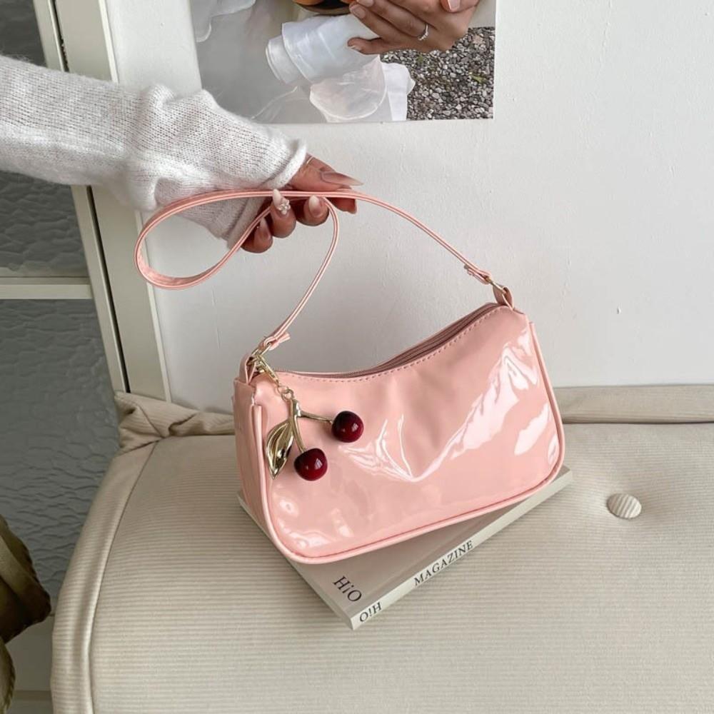 Korean Style Crossbody Bag PU Leather Underarm Purse Casual Women Shoulder Bag Daily