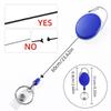 Transparent Card Slots Id Badge Holder Id Pendant Badge Reel Storage Organizer Employee Pass Work Card Case