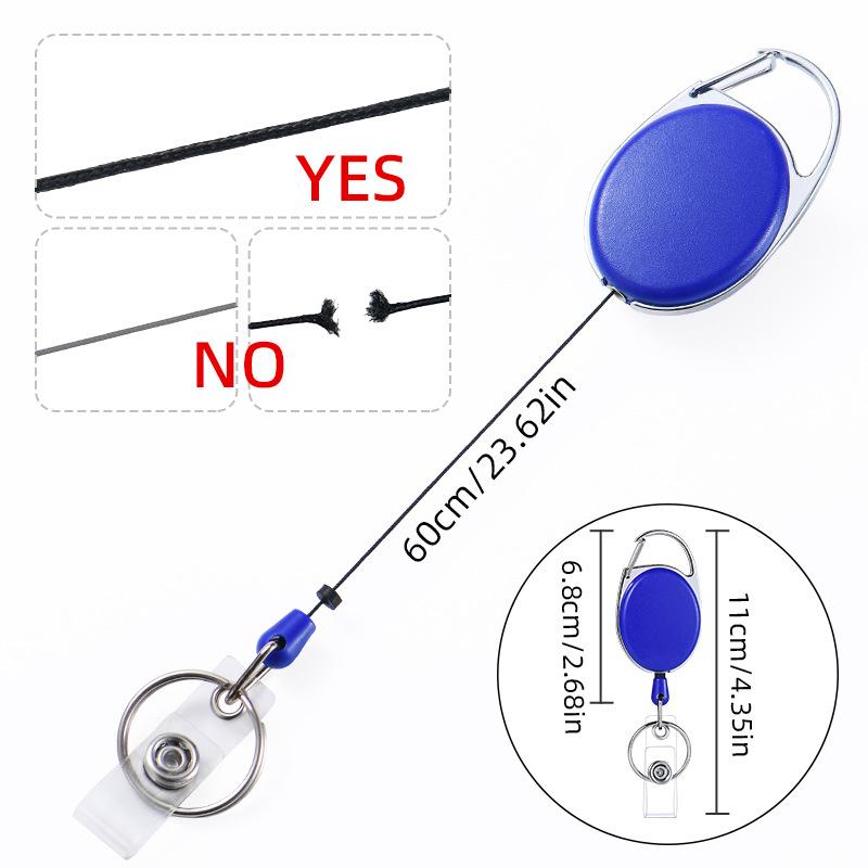 Transparent Card Slots Id Badge Holder Id Pendant Badge Reel Storage Organizer Employee Pass Work Card Case