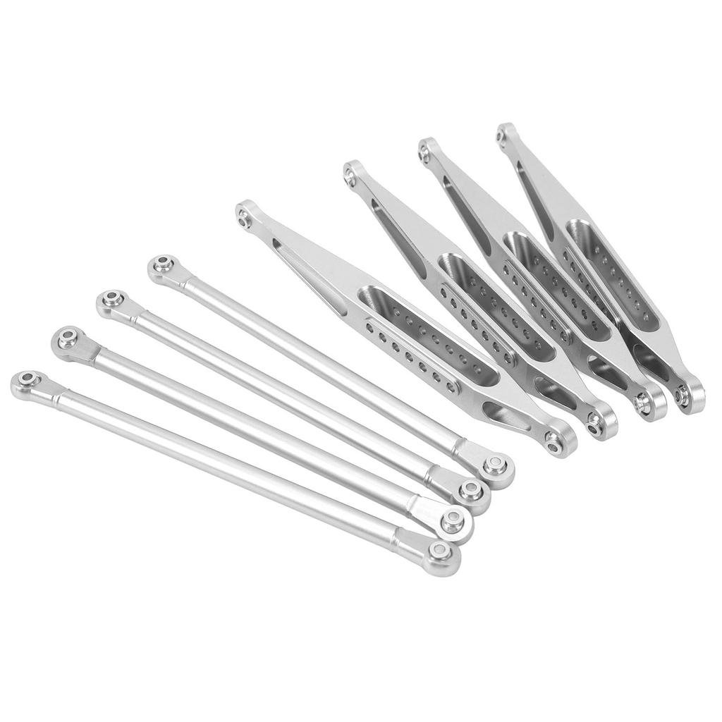 Upper Lower Suspension Links Aluminium Alloy High Strength Exquisite RC Suspension Links Set for LOSI 1 8 LMT 4WD RC Car