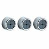 3PCS Push In Tea Towel Holder Grip Hook Chrome Self Adhesive Kitchen Cloth Clip ABS Hook Bathroom Organizer