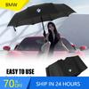 X6 X7 Car Styling Car Portable Folding Automatic Three Folding Umbrella Sunshade For M X1 X3 X4 X5 E46 E90 F20 E60 E39 F10