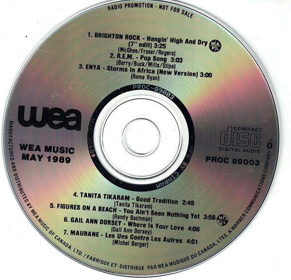 CD РАЗЛИЧНЫЕ Wea Music Май 1989 PROC89003 WEA 1989 Канада Танцевальная Электроника Б/У