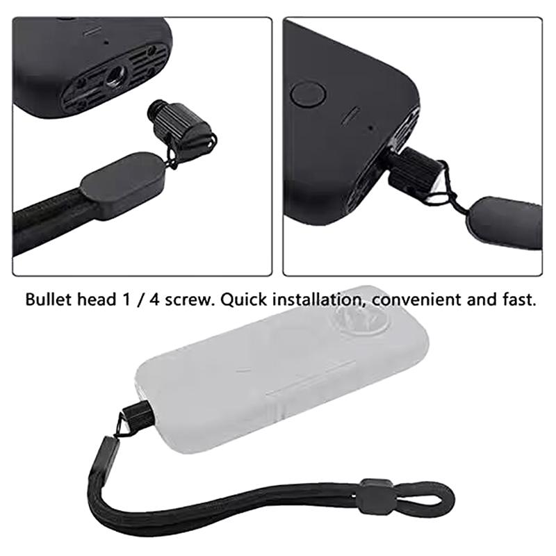 Nylon Handgelenk-Handschlaufe für Insta360 X4/X3/ONEX2/X Handgelenk Anti-Verlust Lanyard 1/4 Schraubanschluss Handseil Action Kamera Gurt