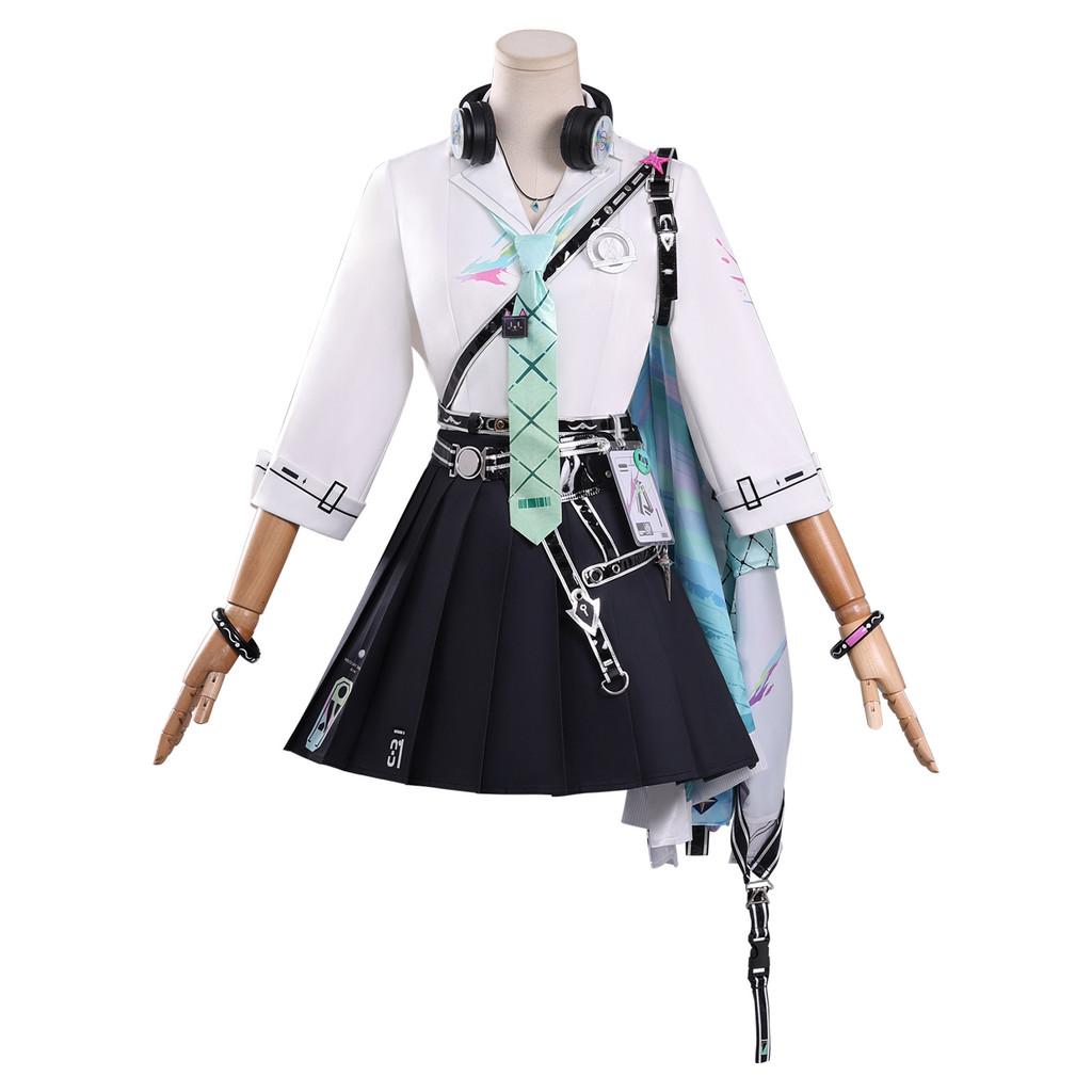 Wuthering Waves Lynae Cosplay Kostuum Met Zachte Stof Voor Anime Rollenspel En Conventies
