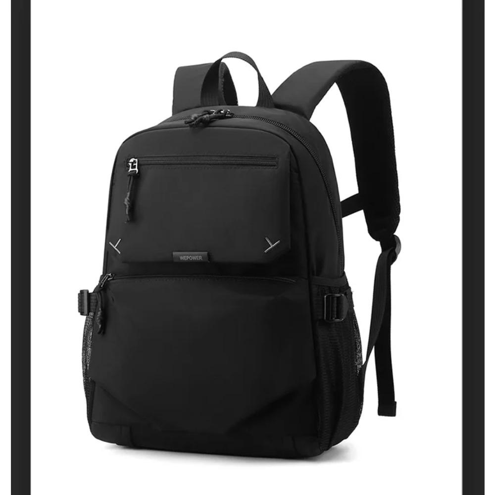 Durable Travel Nylon Backpack for Men Large Capacity Rucksack with Reinforced Stitching for Outdoor and Daily Use