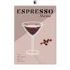 Cocktail Espresso Lemonade Wall Art Canvas Painting Retro Drinks Posters And Prints Pictures For Drink Shop Bar Room Decoration