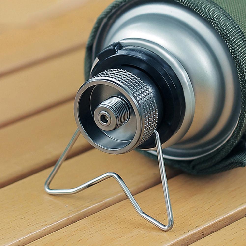 1-10PCS Butane Gas Stove Adapter Portable Gas Tank Converter With Bracket Butane Gas Conversion Joint Outdoor Stove Accessories