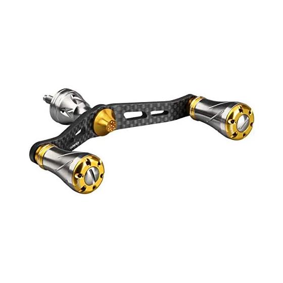 Gomexus FY98 Reel Handle Made of Carbon Compatible with Daiwa Spinning Reel Reel Double Handle Gekkabijin Caldia Emeraldas Replacement 98mm with