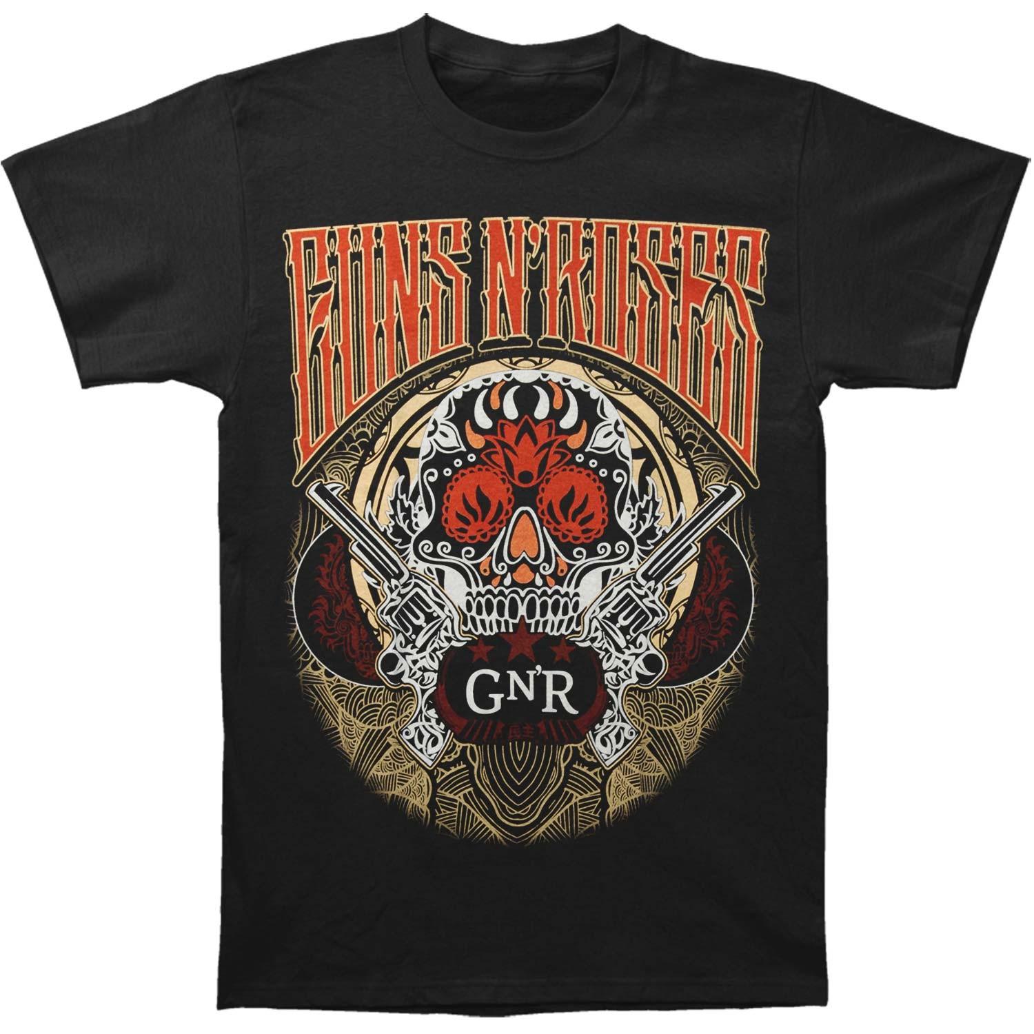 Men s Guns N Roses Australia Slim Fit T-shirt XX-Large Black S