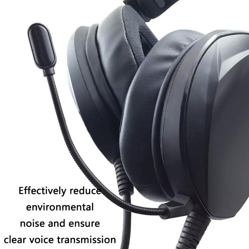 Microphones Replacement Mic for ROG Theta 7.1 Headsets, Detachable Headphones Mic Boom