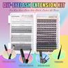 Diy Single Tuft Eyelash Book False Eyelashes Natural Thick C Song Segmented Grafting Eyelashes