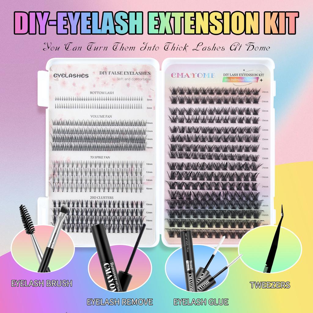 Diy Single Tuft Eyelash Book False Eyelashes Natural Thick C Song Segmented Grafting Eyelashes