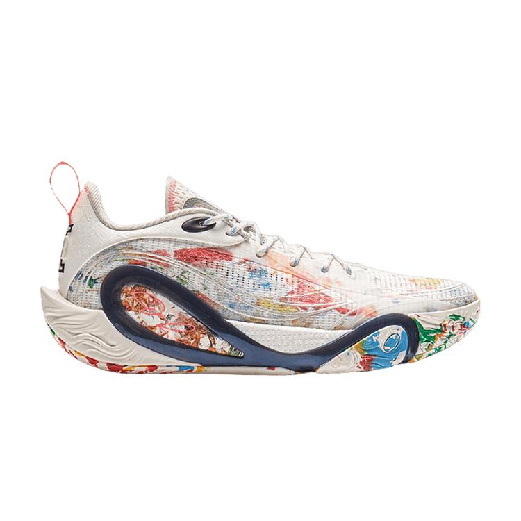 

Li-Ning DLO1 Canvas Men Sneakers Cream Beige Multi-Color ABPV009-3 41
