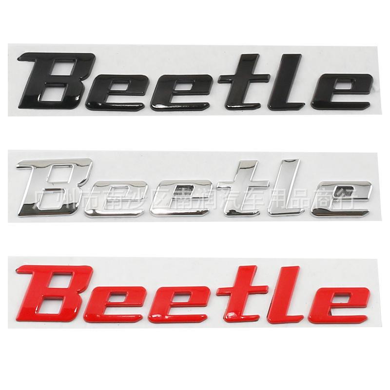 

Набор металлических наклеек с логотипом Beetle English Car для крыла, багажника. серебряный