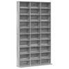 CD Shelf Gray Sonoma 102 X 23 X 177.5 Cm Particleboard