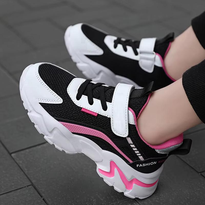 Kids Casual Pink Girls Shoes Breathable Mesh Sneakers Summer Student's Children Boys Sport Walking Footwear
