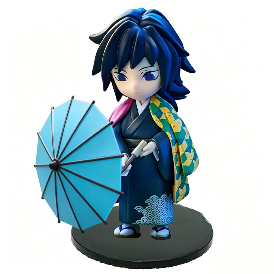 Anime Demon Slayer Kimetsu no Yaiba Figura 15cm Kochou Shinobu Kanroji Mitsuri Serie Pioggia di Prugne Modello d'Azione Giocattolo Regalo
