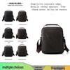 Men's Crocodile Pattern Leather Crossbody Casual Handbag