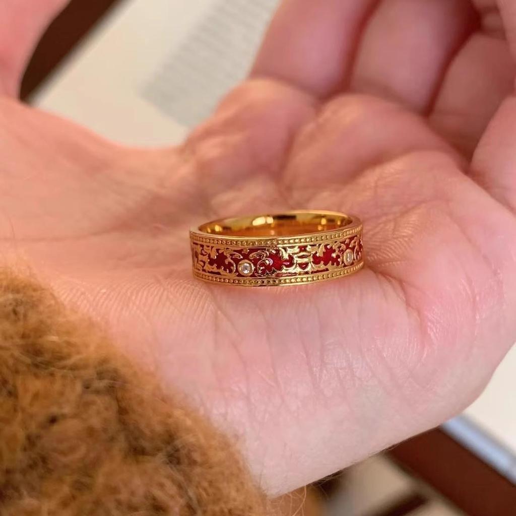 Xiaohongshu Best-Selling "Loulan Ruo Meng" Ancient Style Ring: Elegant, Gentle, and Luxurious Design