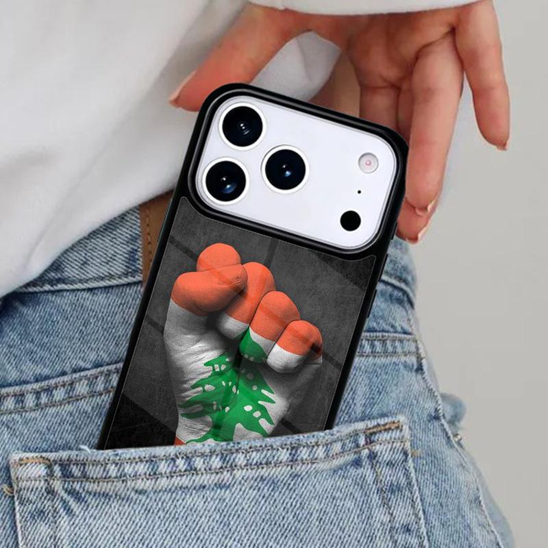 

Lebanon Flag Phone Case for iPhone 17ProMax 12 13 14 15 16e 17 Pro Max Plus Air Cover iPhone 14