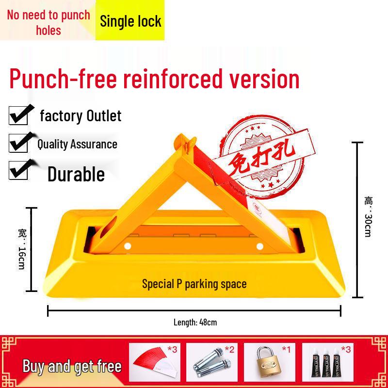 Blocator de sol triunghiular rezistent pentru locuri de parcare în garaje