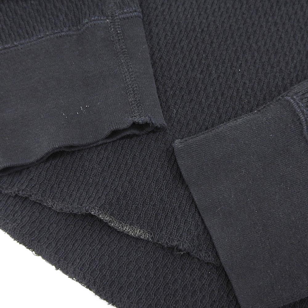 NUMMER (N.)INE Herren Baumwaffel Cut and Sew Thermo-Oberteil, Schwarz, Größe 2 Oberteile 2 schwarzGebraucht
