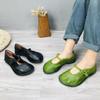 Flats Damesschoenen Ronde Neus Casual Ondiep Zacht Handgemaakt Concise Damesschoenen