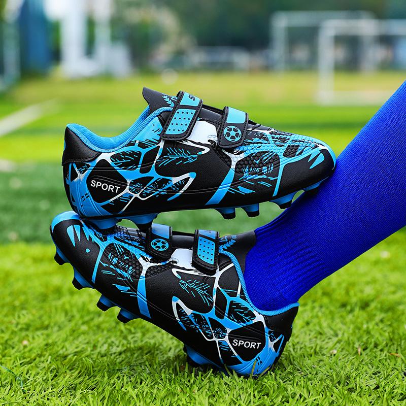 Kid's Football Shoes Youth Nails Solid Double Magic Stick Football Shoes Training Boys Football Boots