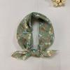 In spring and summer, the new cotton small square scarf for cats is opened for women's travel and vacation decoration, headscarf, sunscreen and neck s