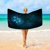 100 Dollar Scheine Geld Druck Polyester Strandtuch Neuheit Schnelltrocknend Badetücher Sommer Schwimmbad Urlaub Sanddicht Decke