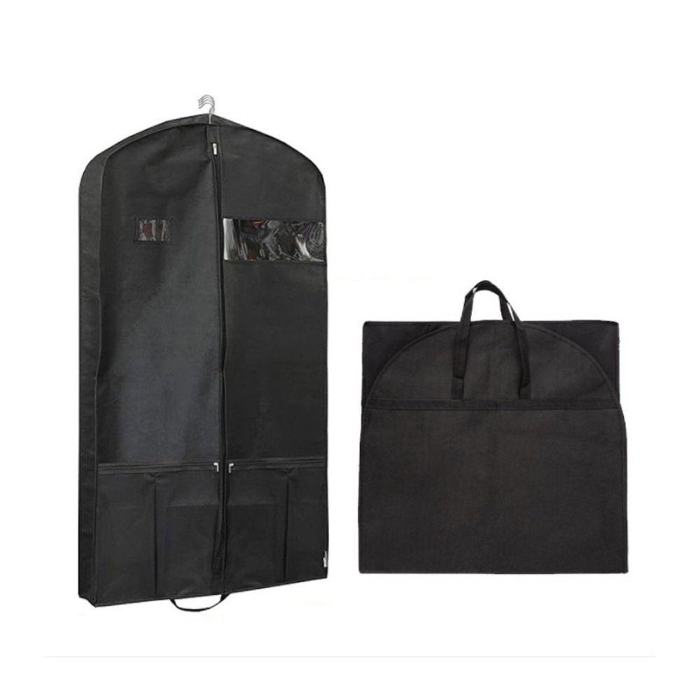 Heavy Duty Travel Garment Bags Dustroof Non-Woven Hanging Garment Suit Bag Clothes Protection
