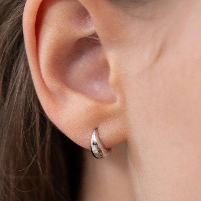 TATIANA Plump Volume Hoop Earrings EC3227 Size S