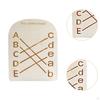Double Sided Exercise Board Writing Practice Fine Motor Early Childhood Pen Control Training