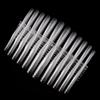 240PCS Nail Tips With Auxiliary Lines Matte Transparent Fake Nail Guideline False Nail Tips Full Cover Coffin/Square/Round/Oval