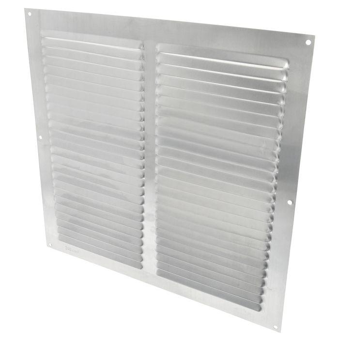 AMIG | Grille d'aération 3 | 300 x 300 mm | Aluminium | Argent