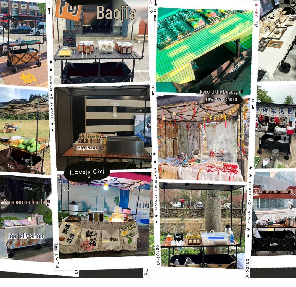 167x60 Folding Camping Table: Double Layer, 500kg Load Capacity, Portable for Car and Picnic