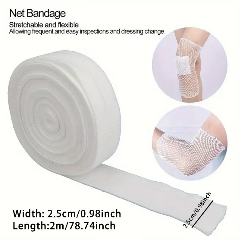 Mesh Elastic Bandage, 1inch Soft Breathable Bandage, Tubular Bandage, Stretchable Elastic Fixation Bandage, Elastic Mesh Bandage, Arm Tubular Bandage 2 m / 78.74 in
