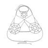 Metal Spider Web Body Chain Sexy Spider Web Thigh Chain Halloween Breast Chain  Halloween Accessory