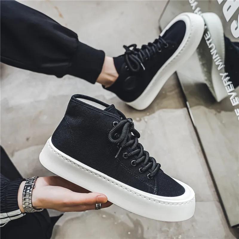 Canvas Skateboard Casual Sneaker Shoes for Men Loafers Men's Sneakers Sports and Leisure Non-slip Apring and Autumn Fashion