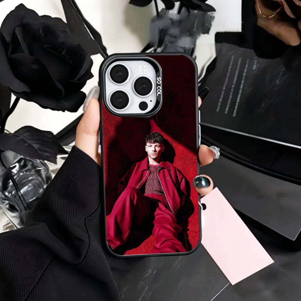 COOL S-Singer L-Louis T-Tomlinson Phone Case For iPhone17,16,15,14,13,12,11 Plus,Pro Max Colored Silver Plated Inside Cover