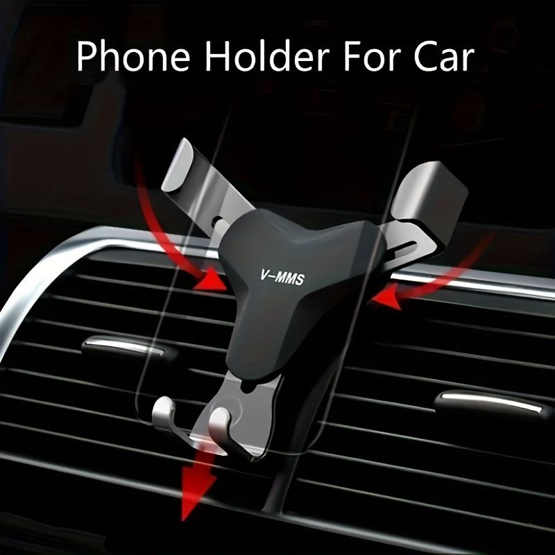 Suporte de Carro Gravitacional Auto Montagem com Clipe para Saída de Ar Suporte para Celular Sem Magnético GPS Suporte para Telefone Celular Para IPhone 14 Xiaomi